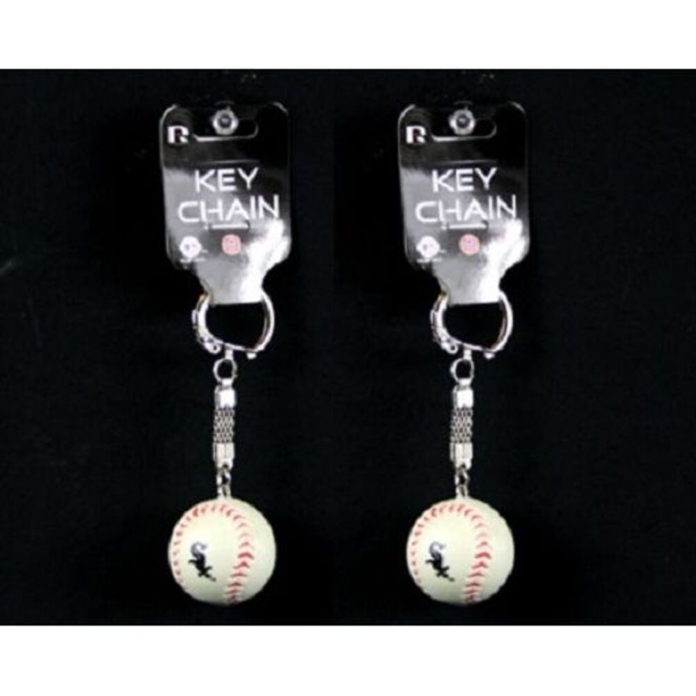 Chicago White Sox MLB Baseball Key Chain 2 Pack